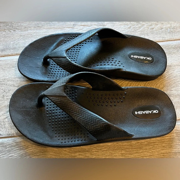 Okabashi jelly sandals size ML which is 8-9 women's or 6 1/2-7 1/2 men - Picture 3 of 6